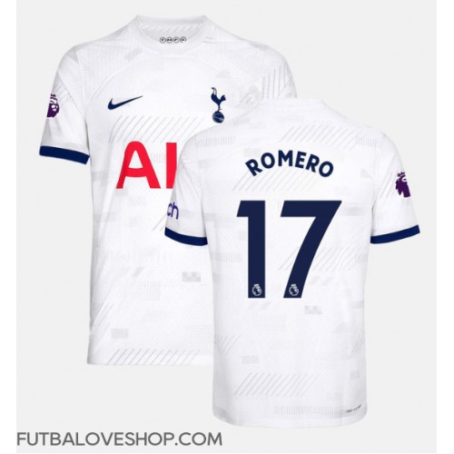 Dres Tottenham Hotspur Cristian Romero #17 Domáci 2023-24 Krátky Rukáv